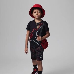 Jordan Air Jump-bled Shorts Set Little Kids' 2-Piece Set AQUATONE 3T NWT‎ IN PKG